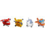 Voir la diapositive 1 : Auldey Pack de 4 Transform-a-bots Super Wings saison 5