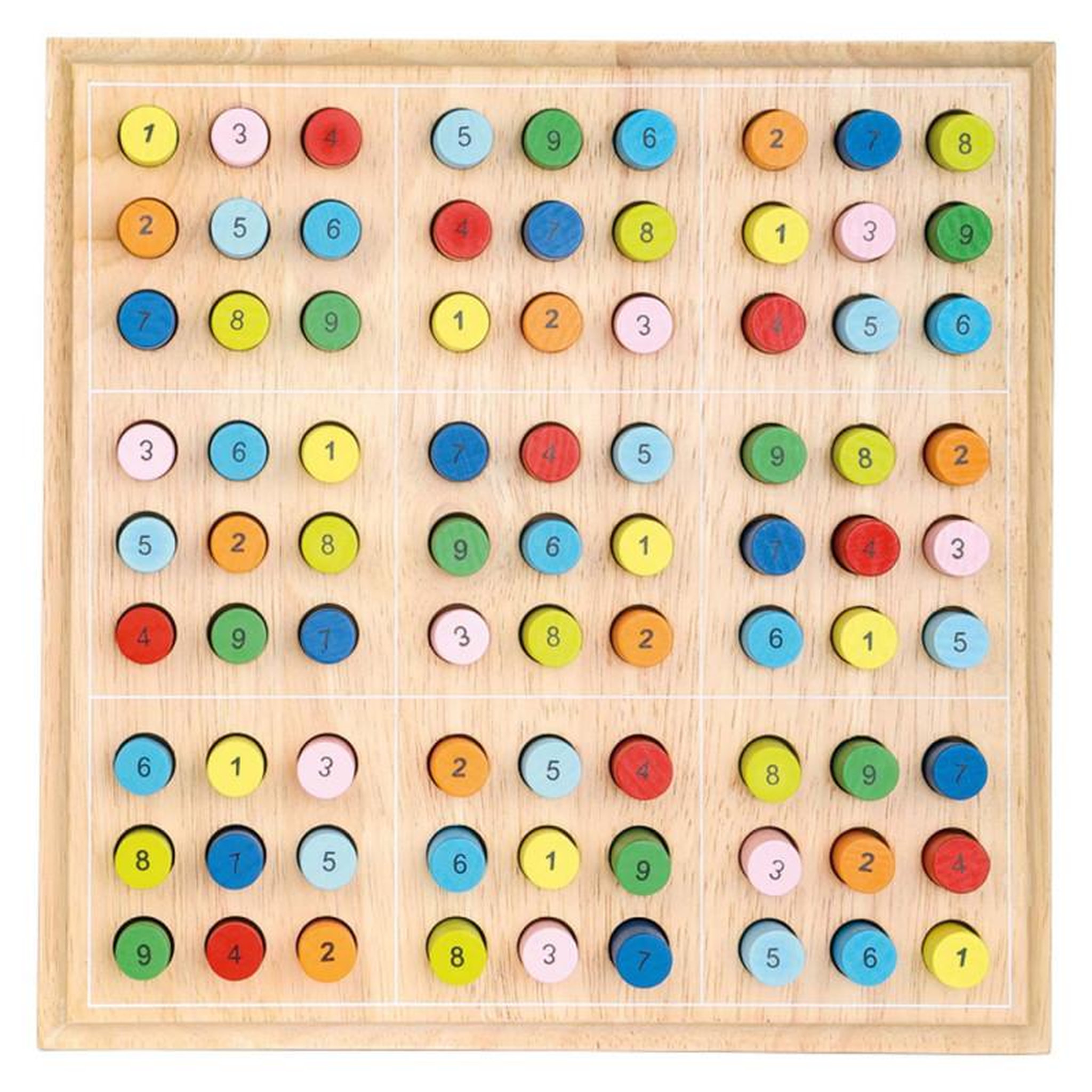 Voir la diapositive 4 : SMALL FOOT Small Foot - Wooden Sudoku 2489