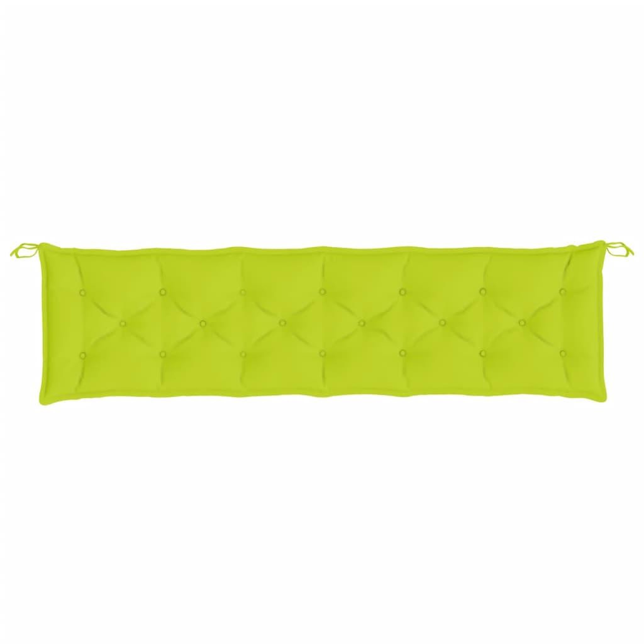 Voir la diapositive 4 : VIDAXL Coussin de banc de jardin vert brillant 200x50x7cm tissu oxford