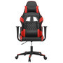 Voir la diapositive 3 : VIDAXL Chaise de jeu de massage Noir et rouge Similicuir