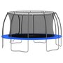 Voir la diapositive 4 : VIDAXL Ensemble de trampoline rond 488x90 cm 150 kg