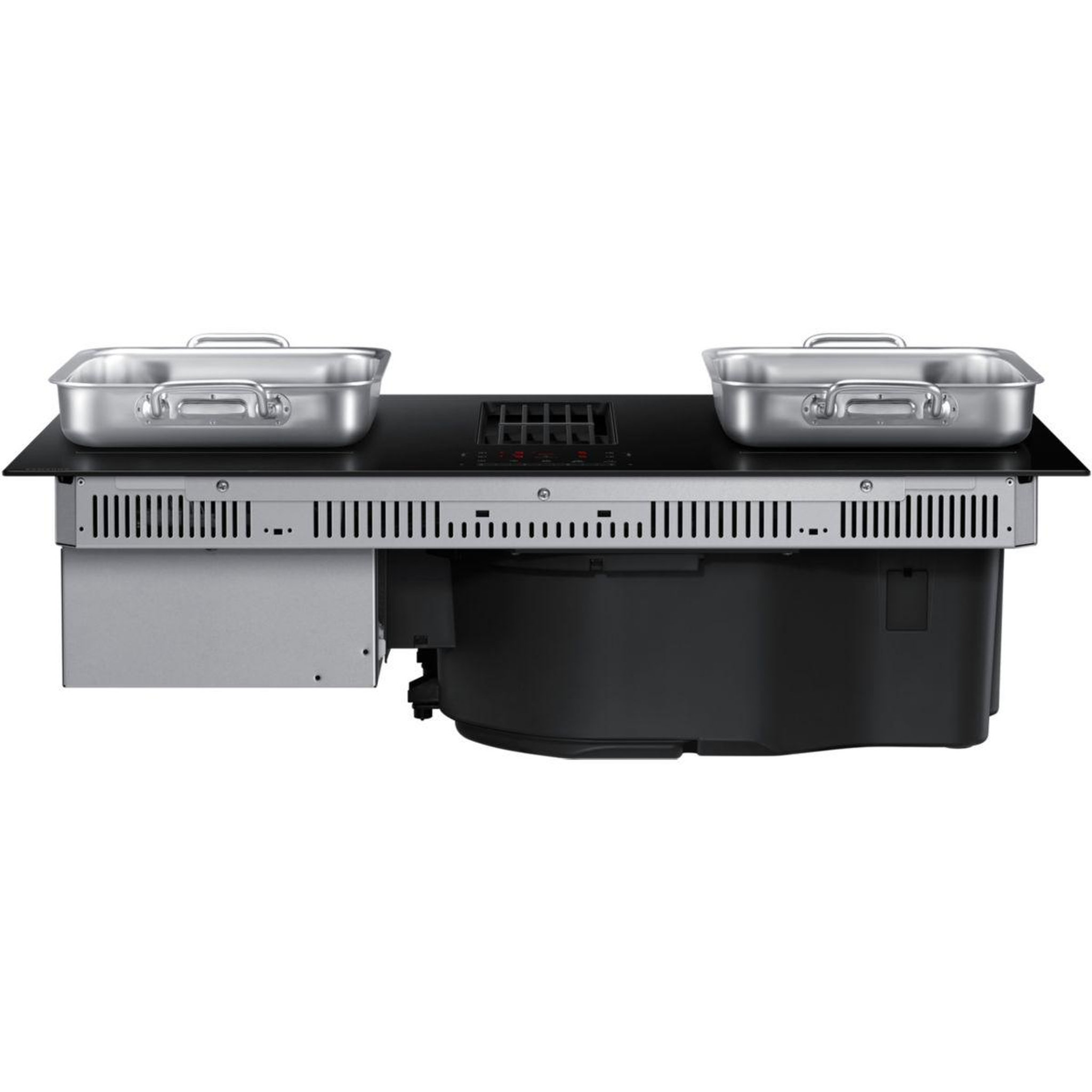 Voir la diapositive 2 : Samsung Plaque induction cc90h84jadur-anti-rayures matttouch-2 flex zone-ventilation smart