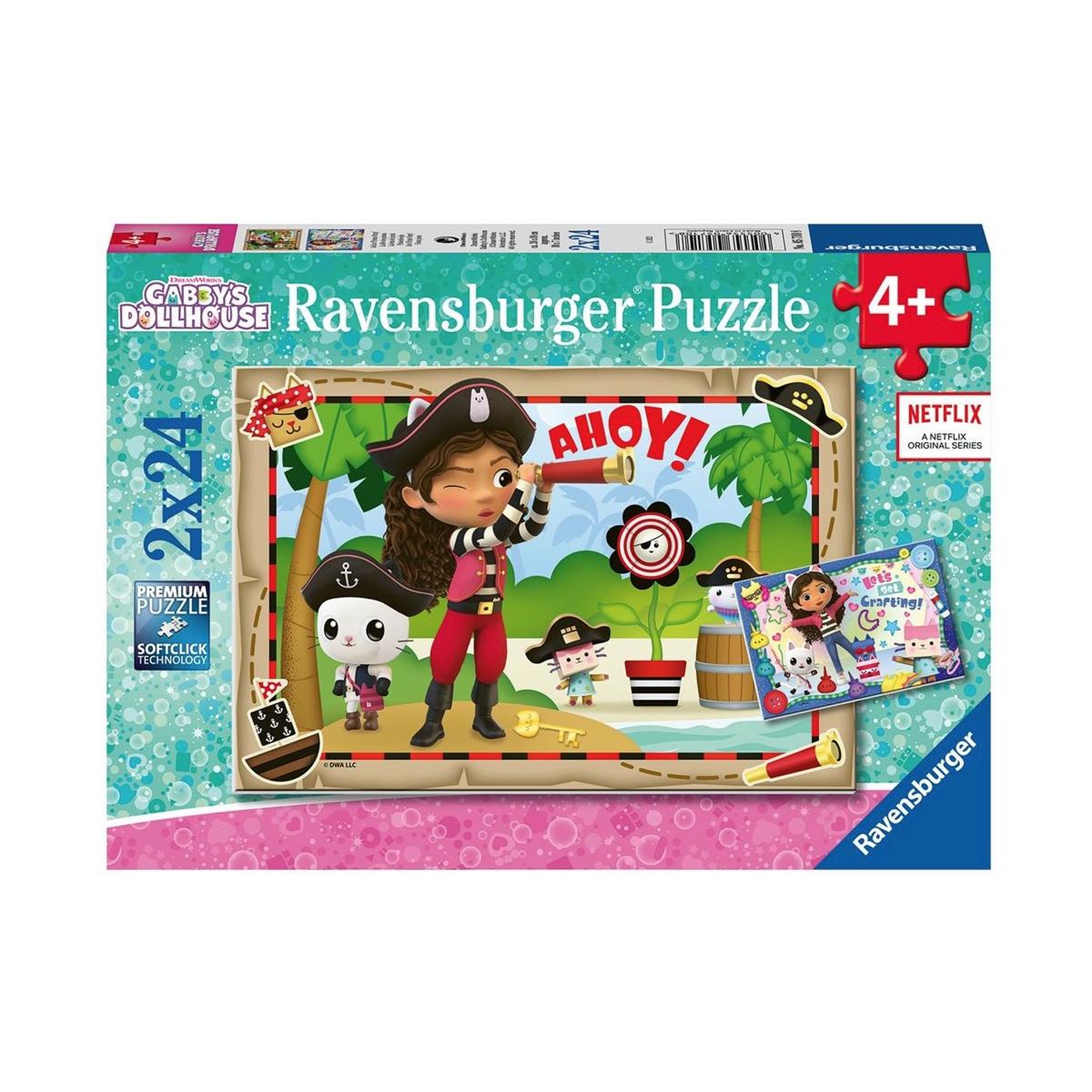 Voir la diapositive 1 : RAVENSBURGER 2X24 p Gabby's Doll House