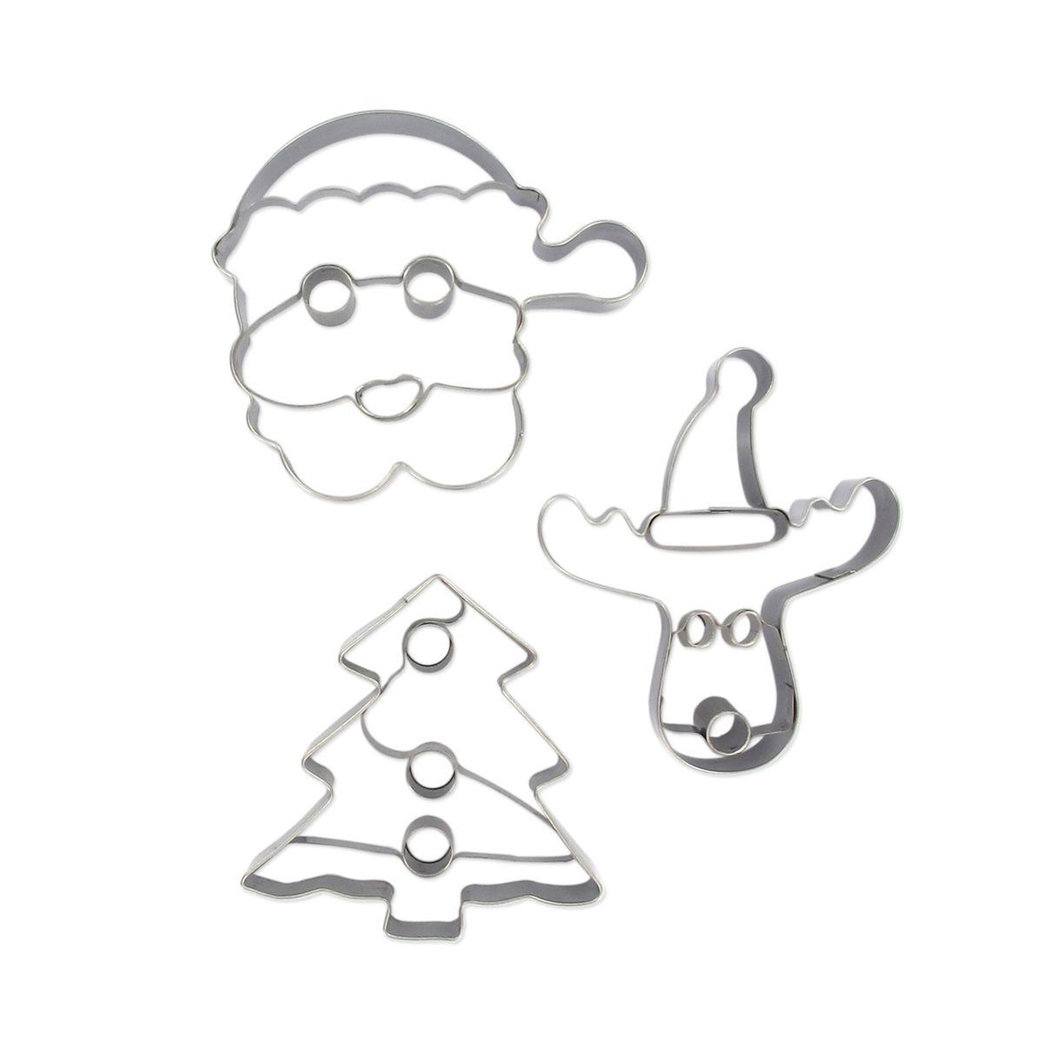 ZENKER Set de 3 emporte-pièces de noël zenker emporte-pièces