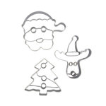 ZENKER Set de 3 emporte-pièces de Noël Zenker Emporte-pièces