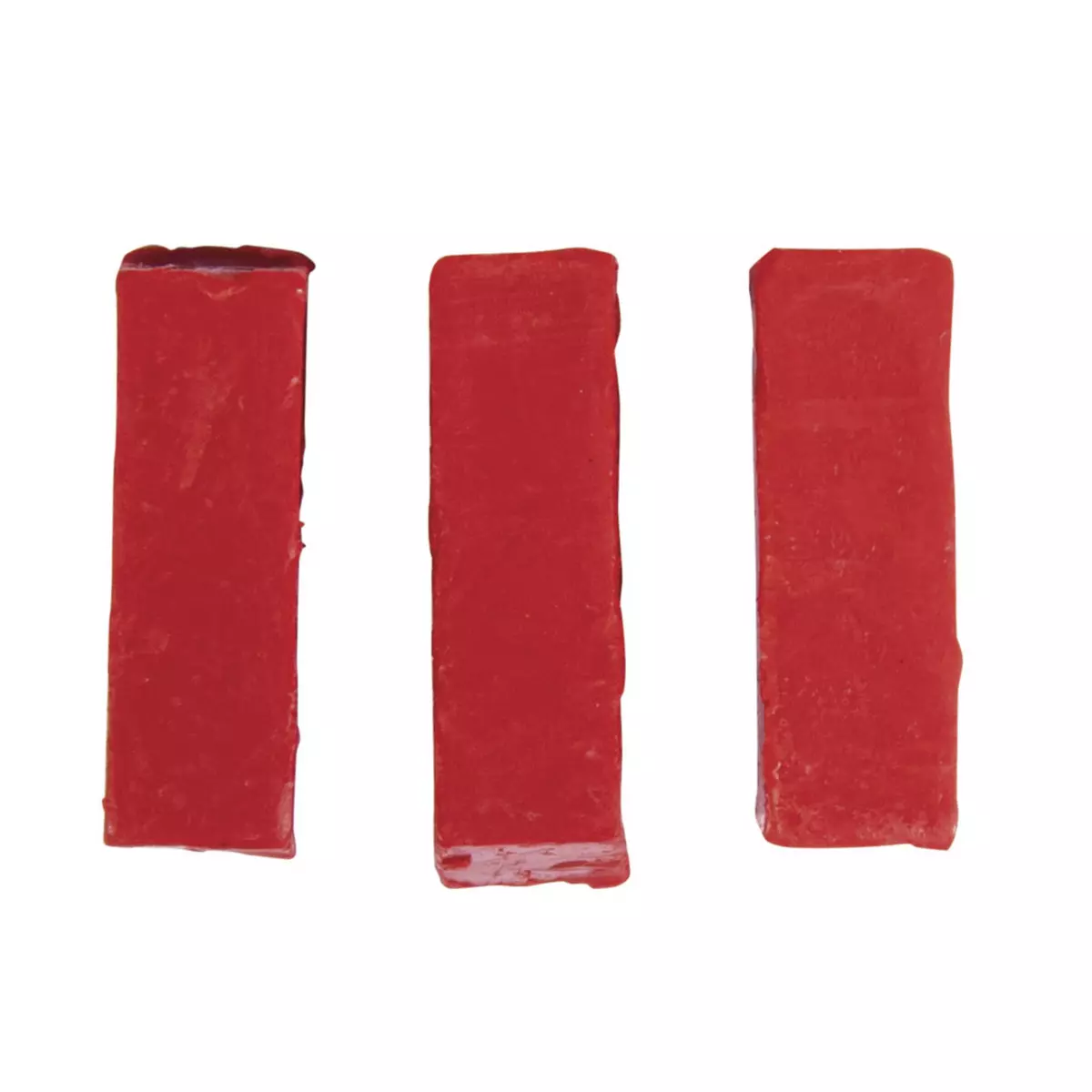 Rayher Pigments de couleur pour cire, rouge, 1x1x2,9cm, 3 pces