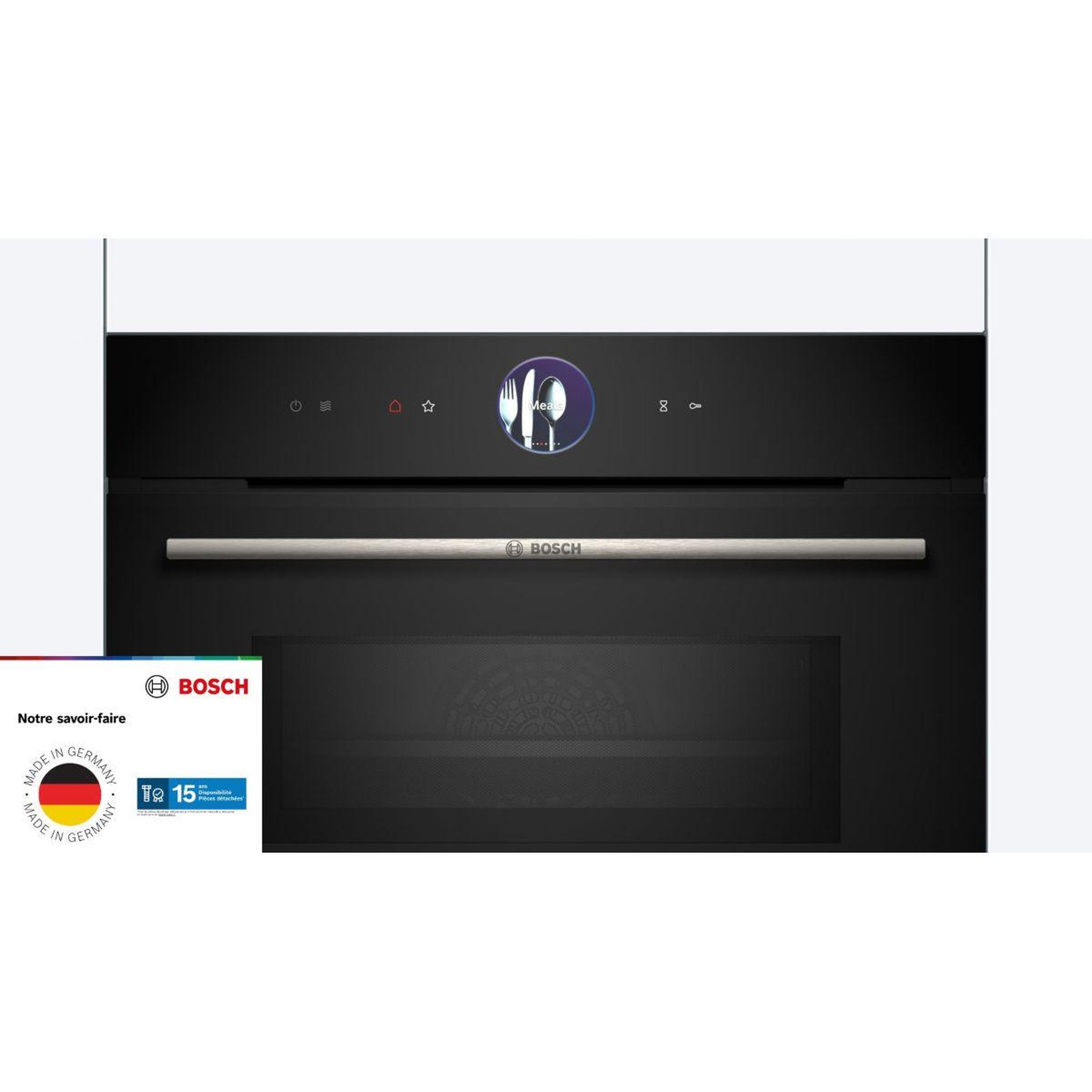 Voir la diapositive 2 : BOSCH Four micro onde combiné cmg7761b1 série 8 air fry