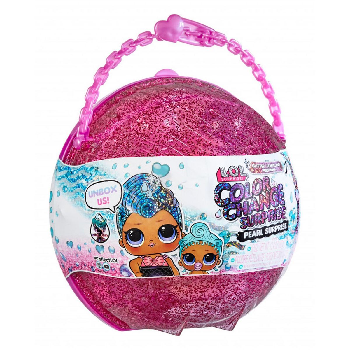 MGA Poupée - LOL Surprise Glitter Color Change Pearl Surprise Asst