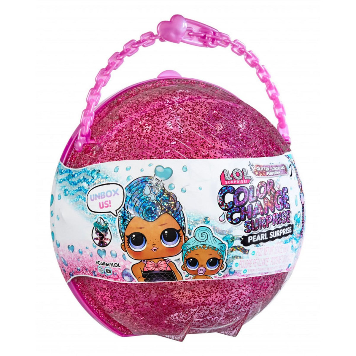 MGA Poupée - LOL Surprise Glitter Color Change Pearl Surprise Asst