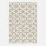 SWEEEK Tapis intérieur/extérieur vintage crème beige vert Angie. Coloris disponibles : Multicolore