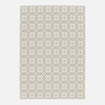 SWEEEK Tapis intérieur/extérieur vintage crème beige vert Angie. Coloris disponibles : Multicolore