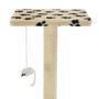 Voir la diapositive 6 : VIDAXL Arbre a chat avec griffoir en sisal 95 cm Beige Motif de pattes