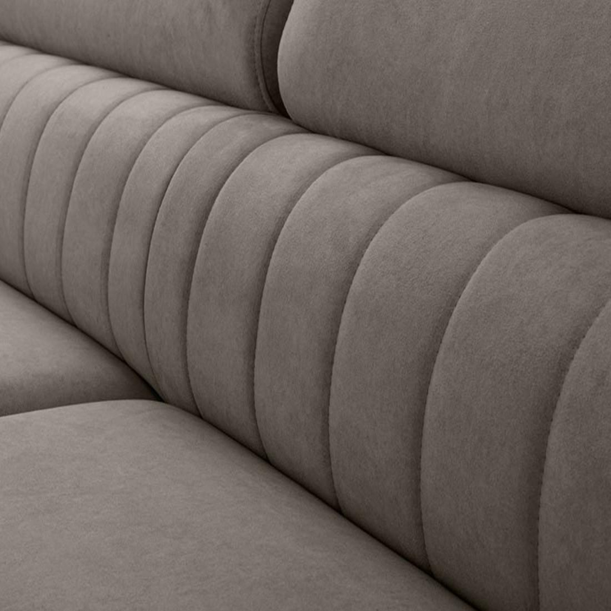 Voir la diapositive 5 : BEST MOBILIER Aneta - canapé d'angle gauche 5 places - convertible avec coffre et têtières - en velours