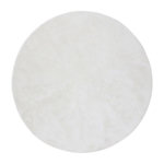 Paris Prix Tapis Rond Uni  Blanca  200cm Blanc