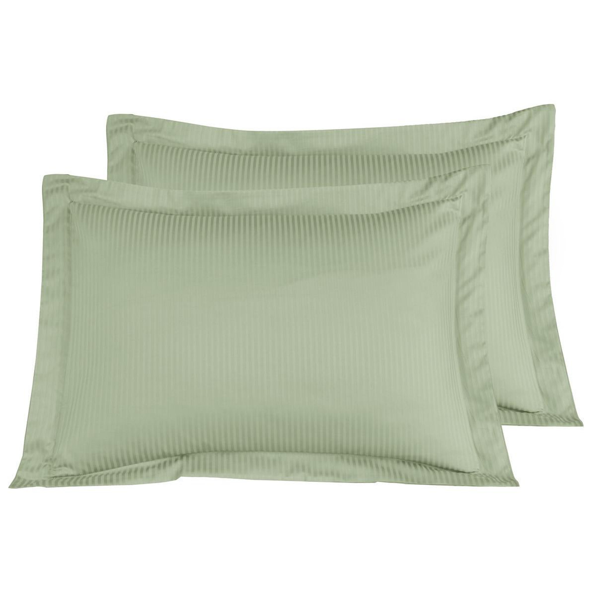 Voir la diapositive 4 : Sensei Maison Parure housse de couette rayée satin + 2 taies 50x70 cm VERSALUXE