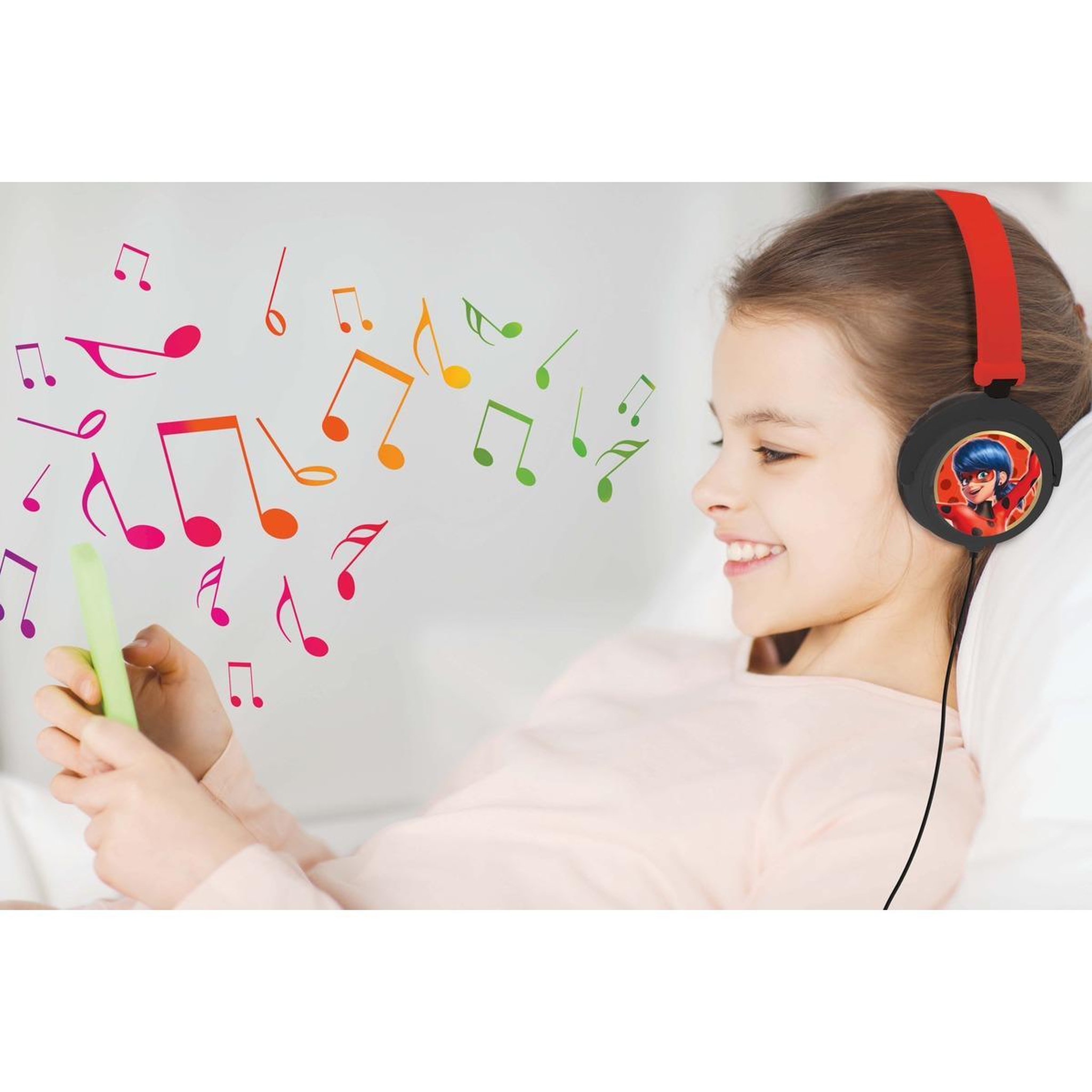 Voir la diapositive 6 : Lexibook Casque stéréo filaire pliable Miraculous avec limitation de volume d'écoute