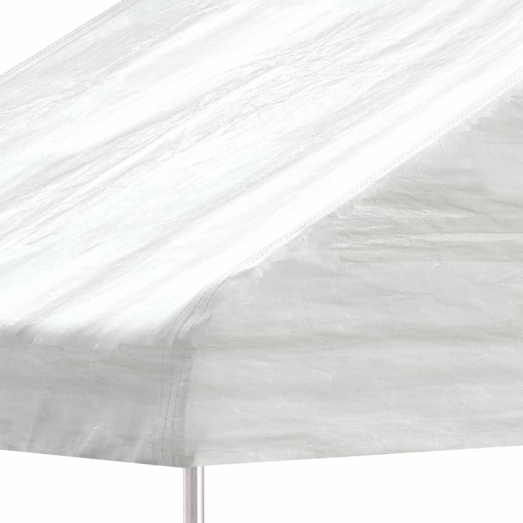 Voir la diapositive 4 : VIDAXL Belvedere avec toit blanc 4,46x4,08x3,22 m polyethylene