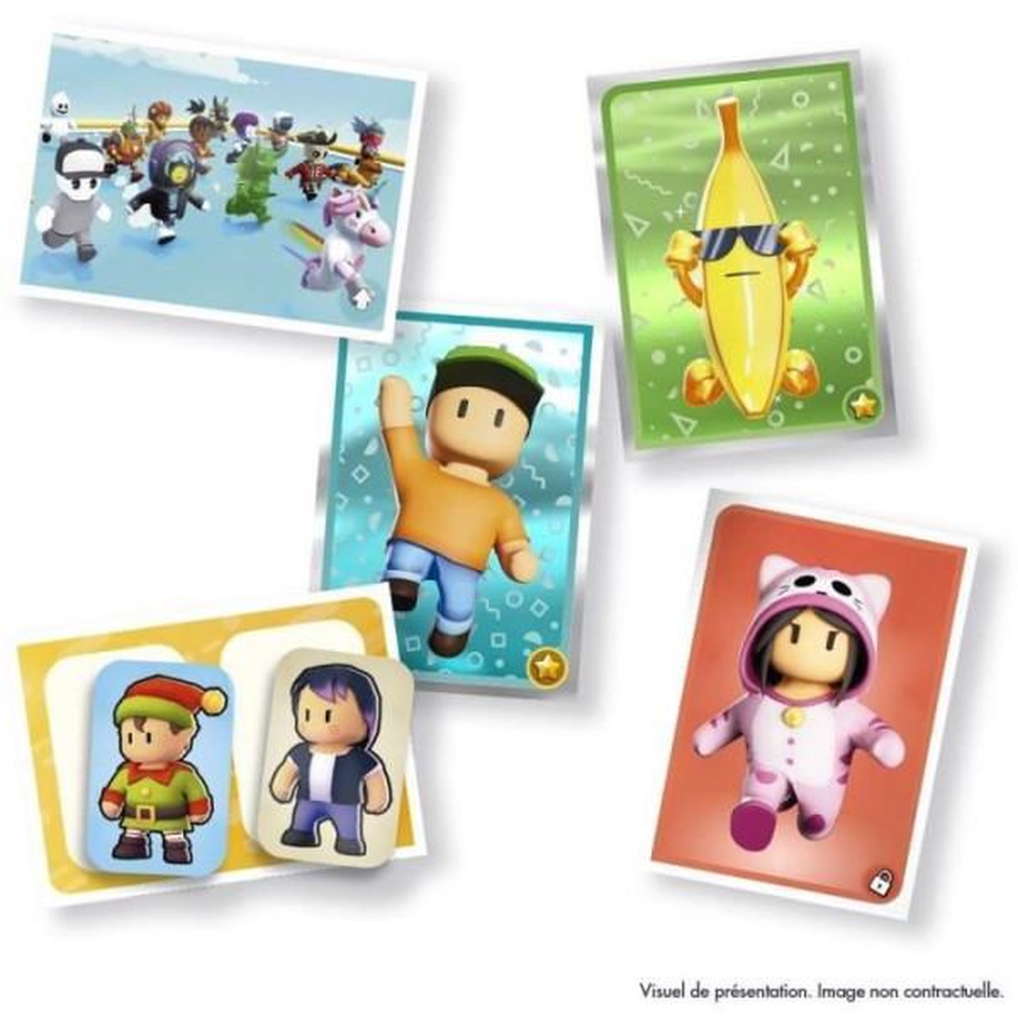 Voir la diapositive 3 : Panini Boîte stickers - PANINI - Stumble Guys - 36 pochettes - Collection officielle