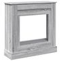 Voir la diapositive 2 : VIDAXL Cadre de cheminee sonoma gris 90x30x90 cm bois d'ingenierie