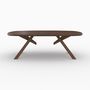 Voir la diapositive 3 : Rendez vous déco Table rectangulaire en bois d'hévéa massif foncé 8 personnes - Merlin
