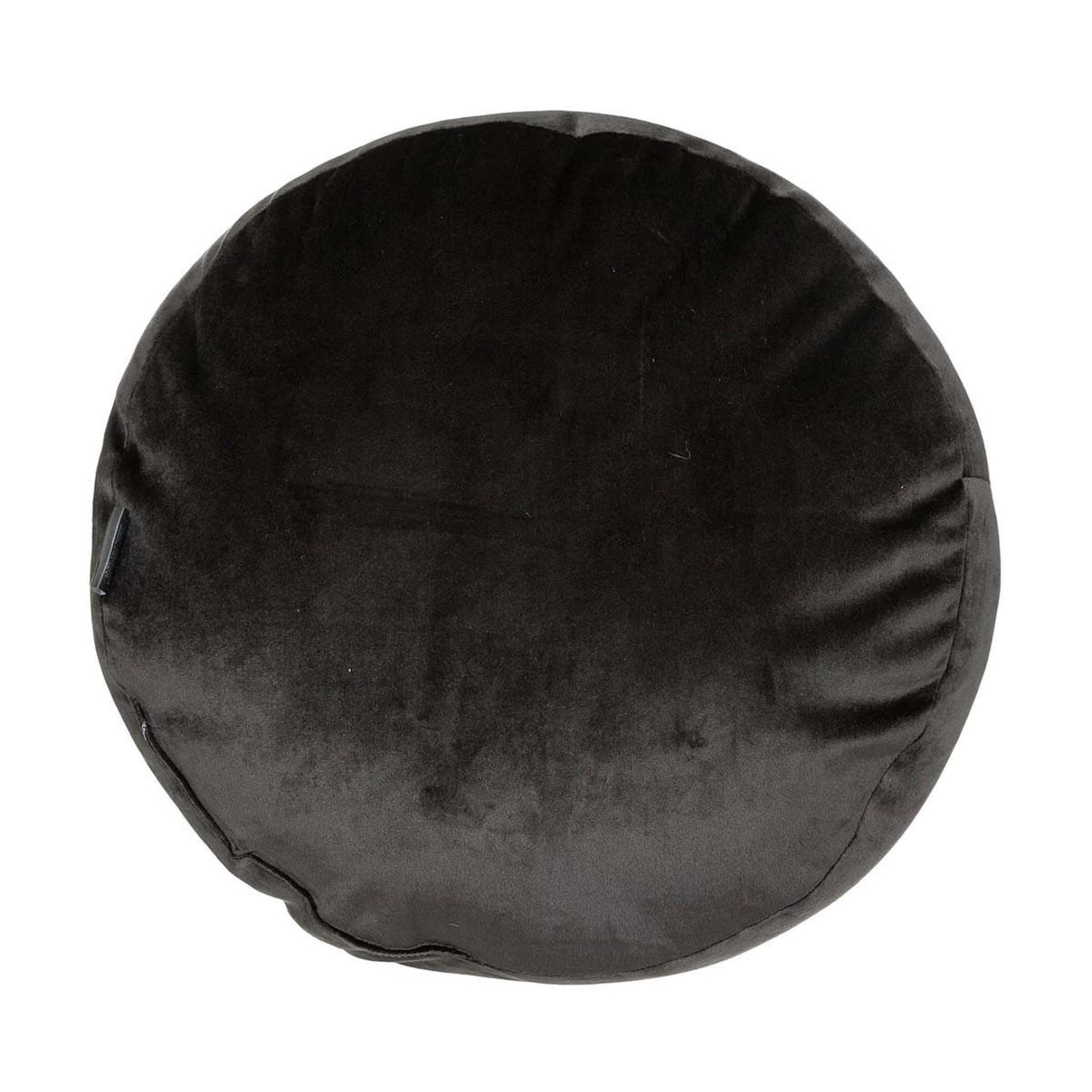 Voir la diapositive 2 : ATMOSPHERA Coussin de sol velours tressé  suite  40cm gris
