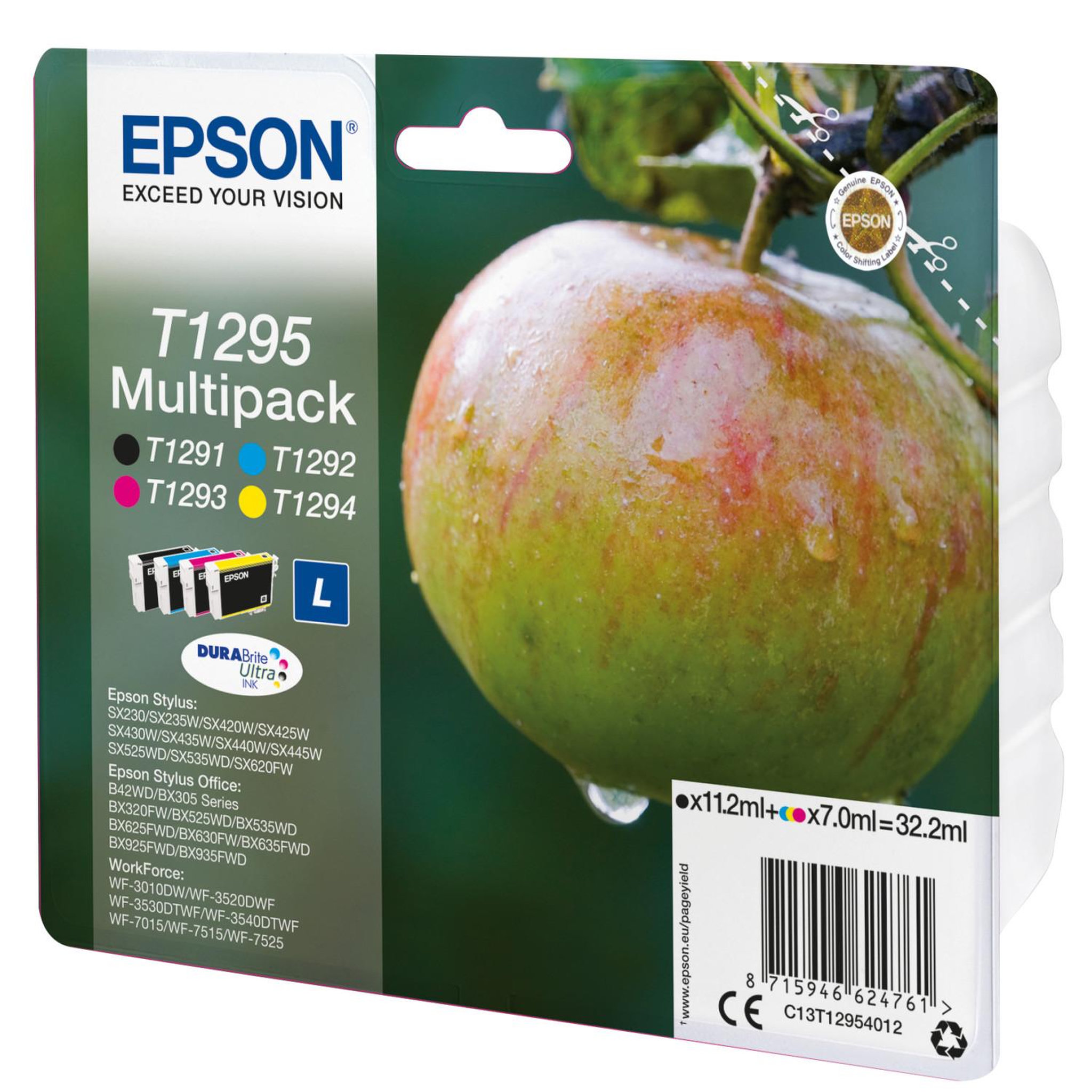 Voir la diapositive 3 : Epson Cartouche imprimante EPSON C 13 T 12954012