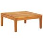 Voir la diapositive 5 : VIDAXL Salon de jardin 3 pcs avec coussins gris fonce Bois d'acacia