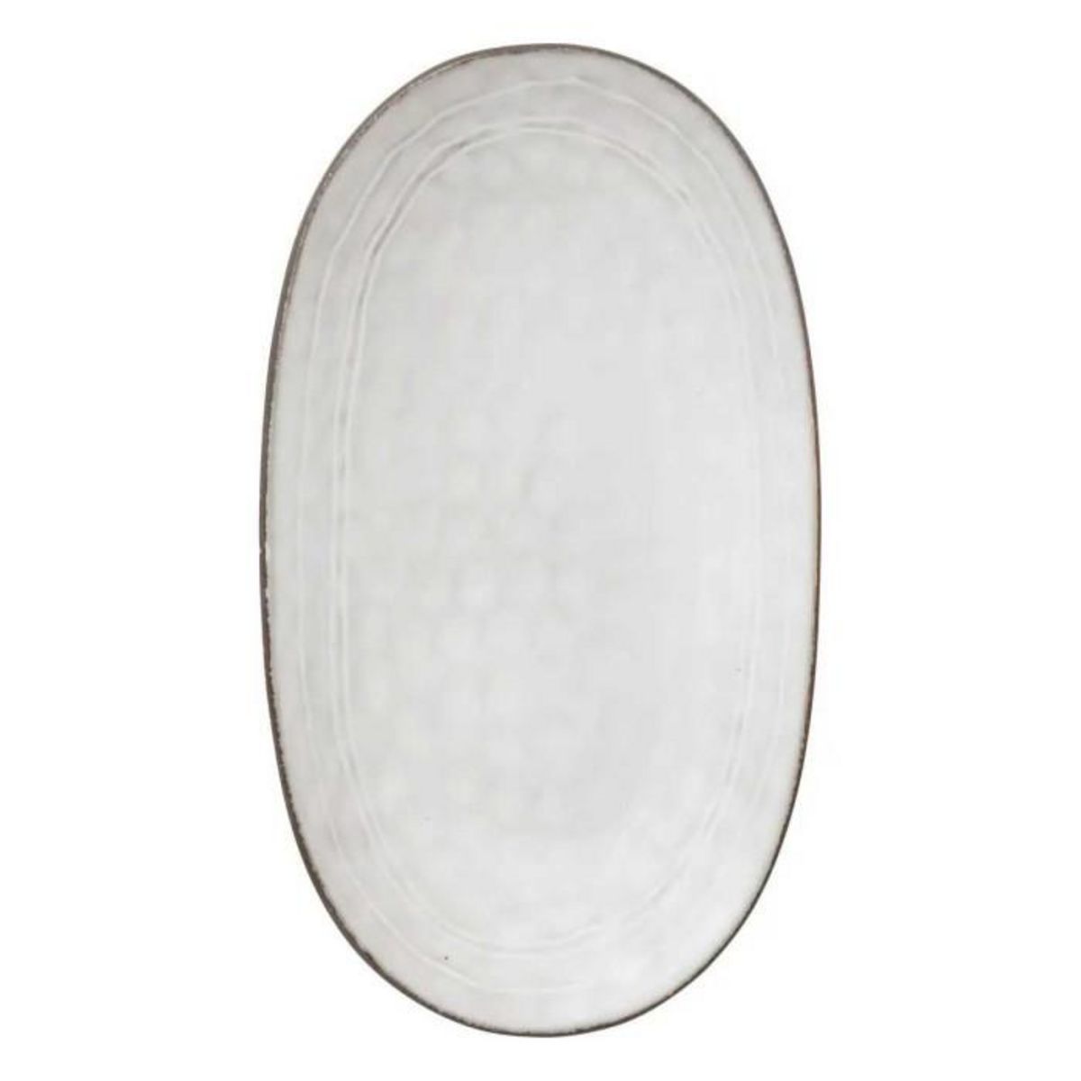 SECRET DE GOURMET Plat de Présentation Déco  Flower  31cm Bleu