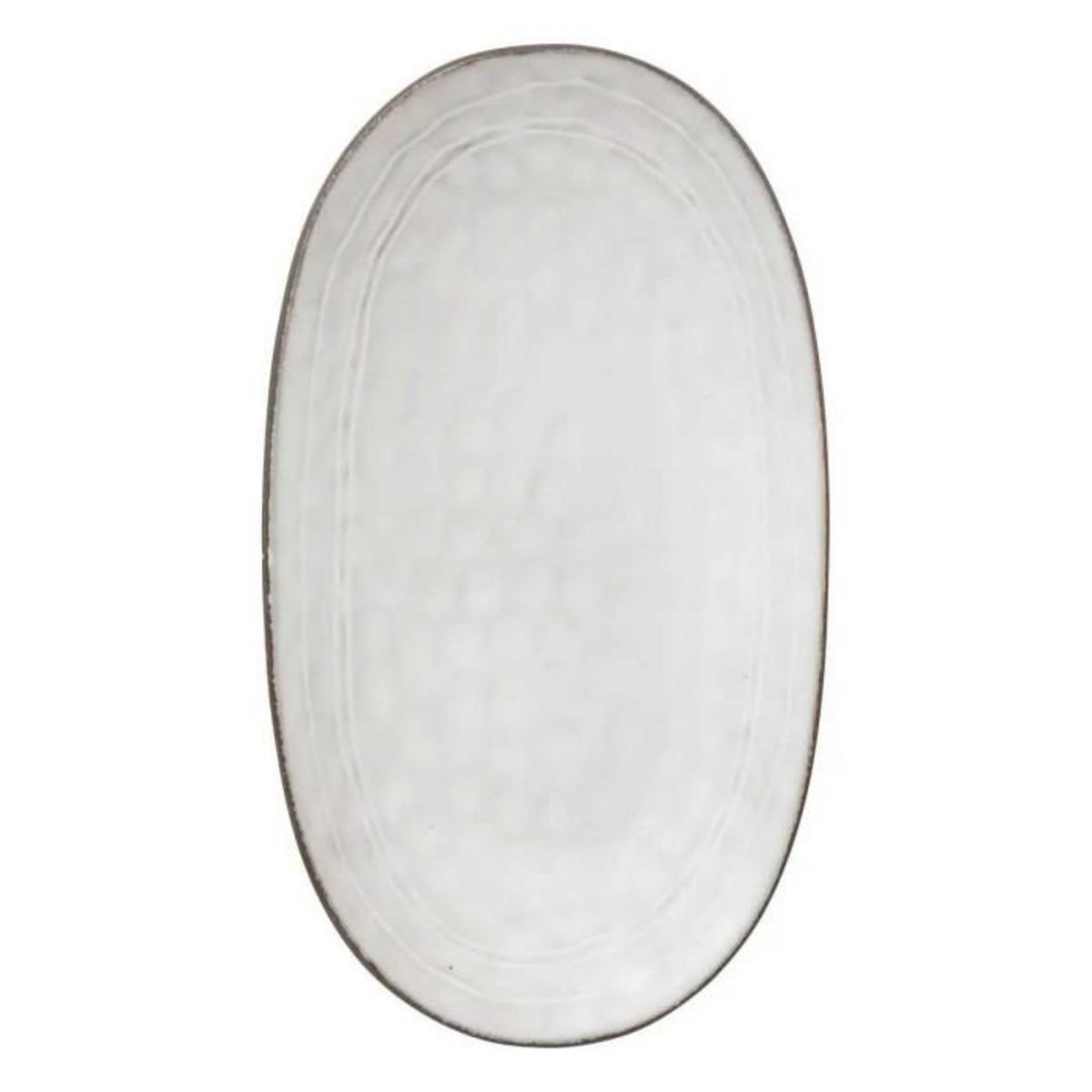 SECRET DE GOURMET Plat de Présentation Déco  Flower  31cm Bleu