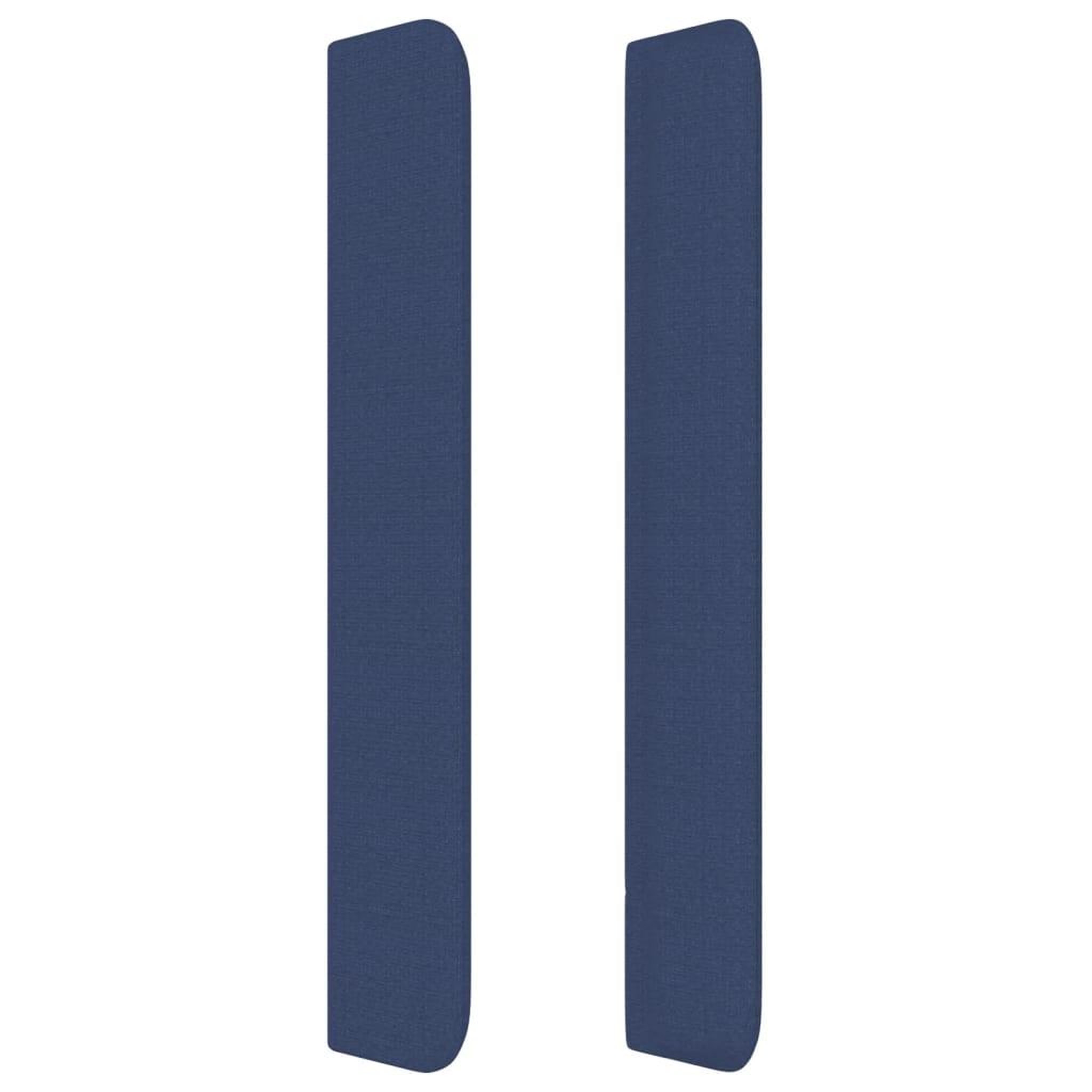 Voir la diapositive 4 : VIDAXL Tete de lit avec oreilles Bleu 163x16x118/128 cm Tissu