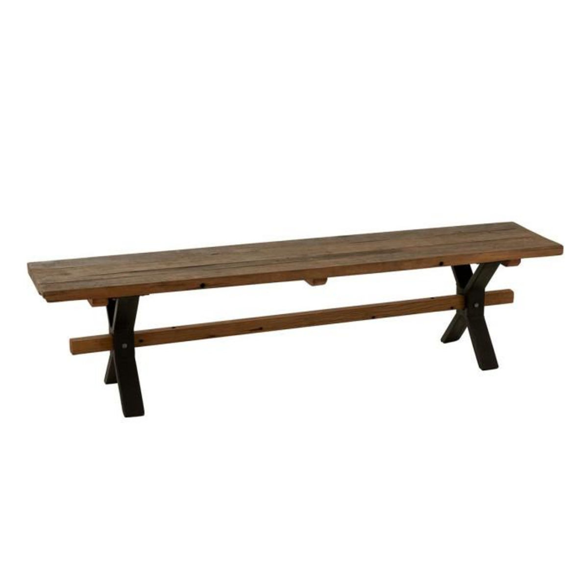Paris Prix Banc en Bois Vieilli  Fannie  180cm Marron