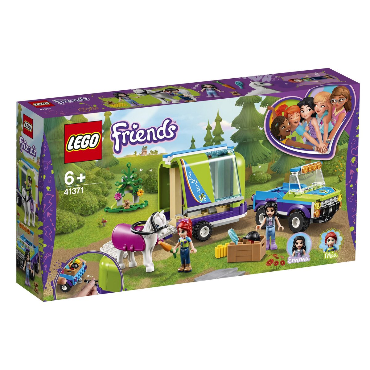 LEGO Friends 41371 - La remorque à chevaux de Mia