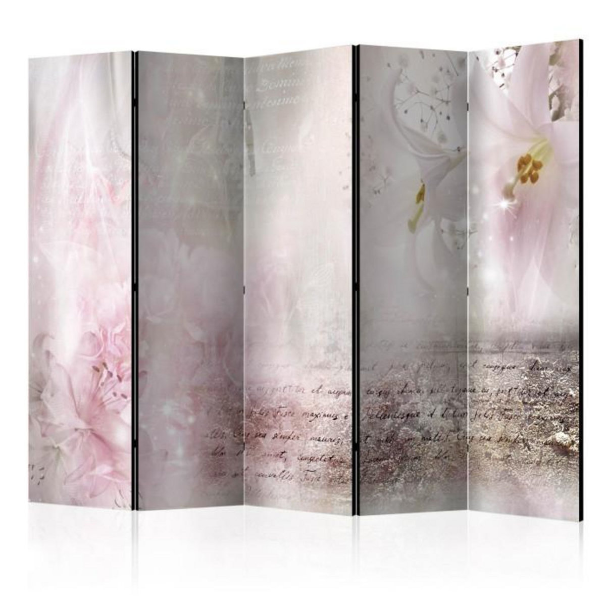 Paris Prix Paravent 5 Volets  Delicate Lilies  172x225cm