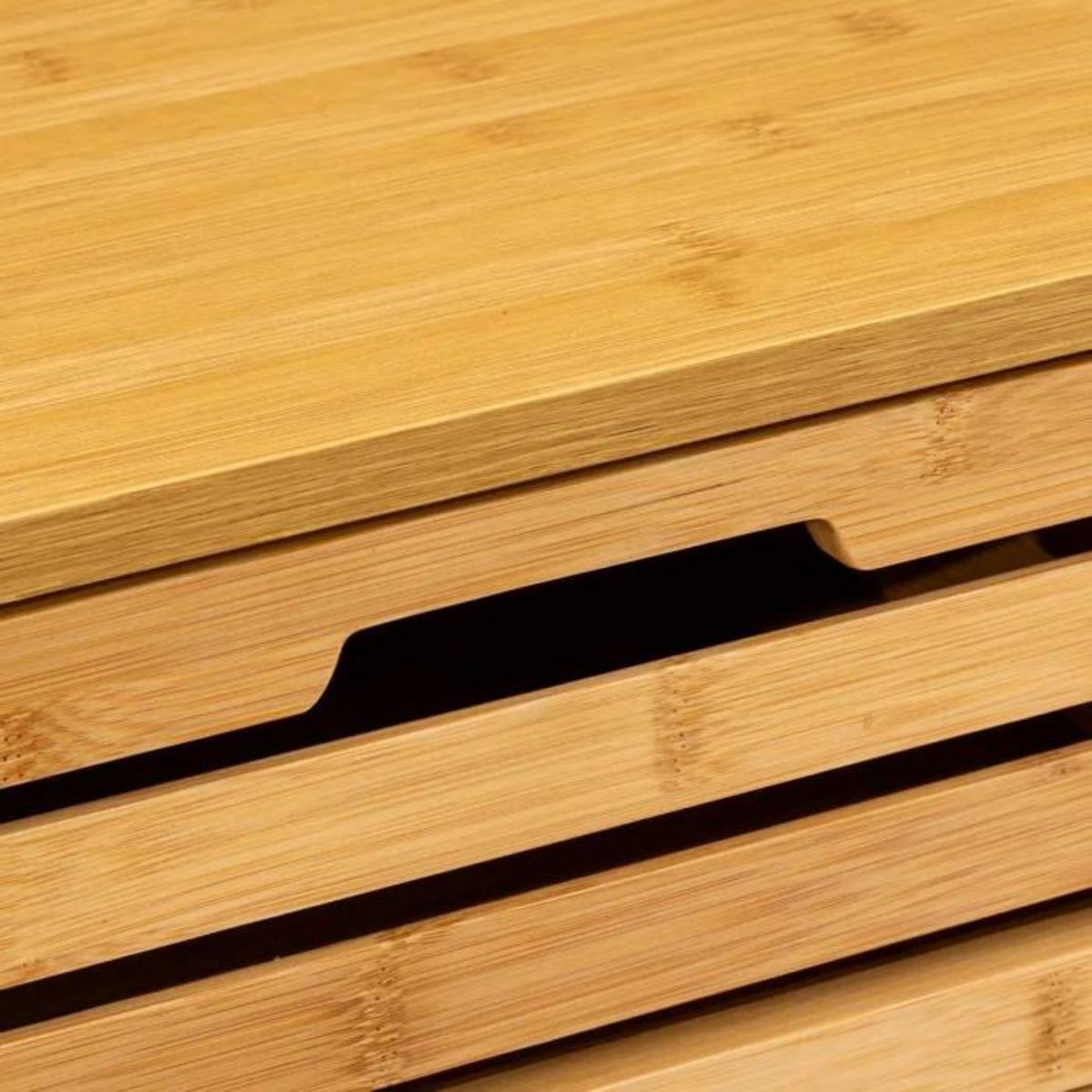 FIVE Meuble 4 Tiroirs en Bambou  Sicela  97cm Naturel