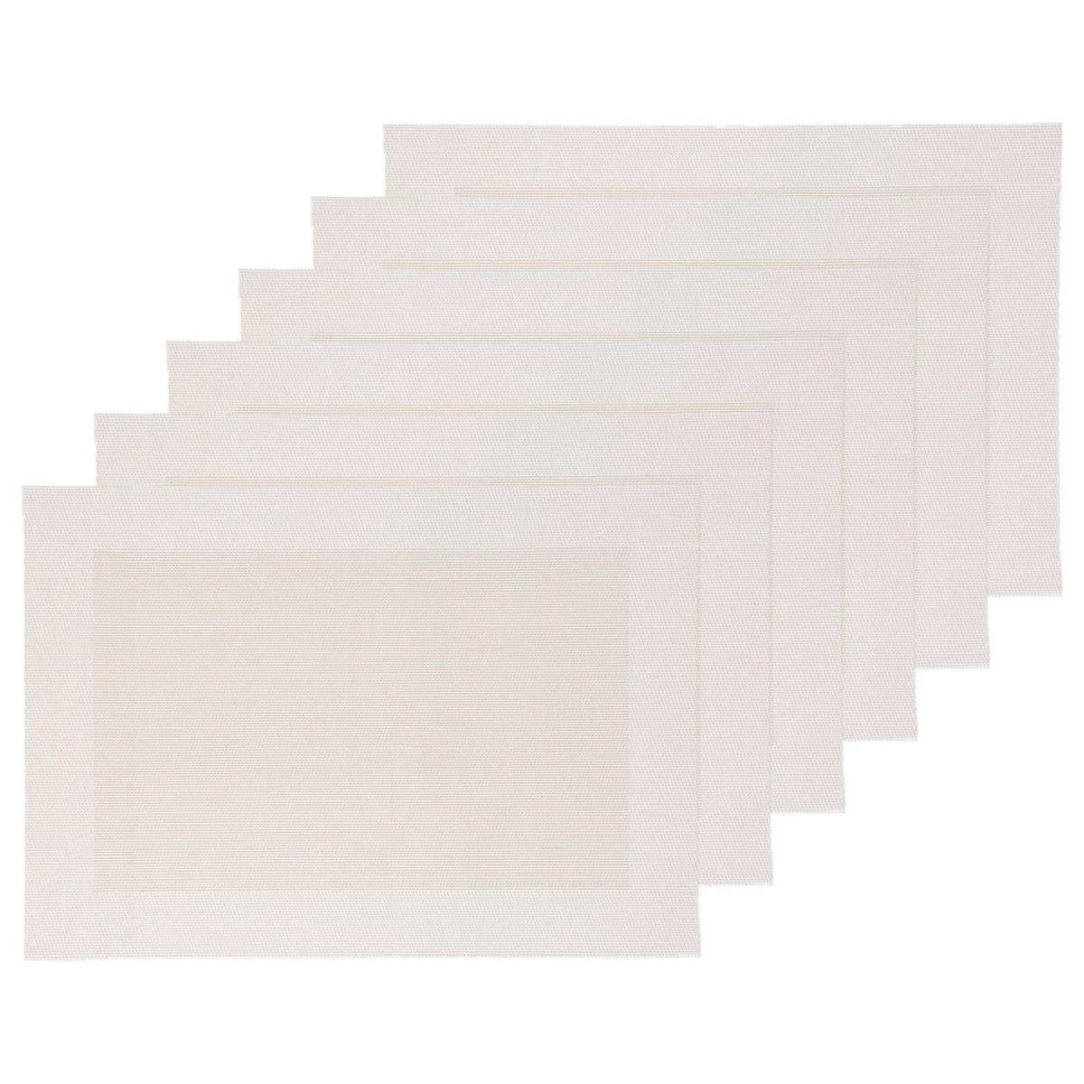 SECRET DE GOURMET Lot 6x Set de table Rect - 50 x 35 cm