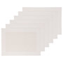 Voir la diapositive 1 : SECRET DE GOURMET Lot 6x Set de table Rect - 50 x 35 cm