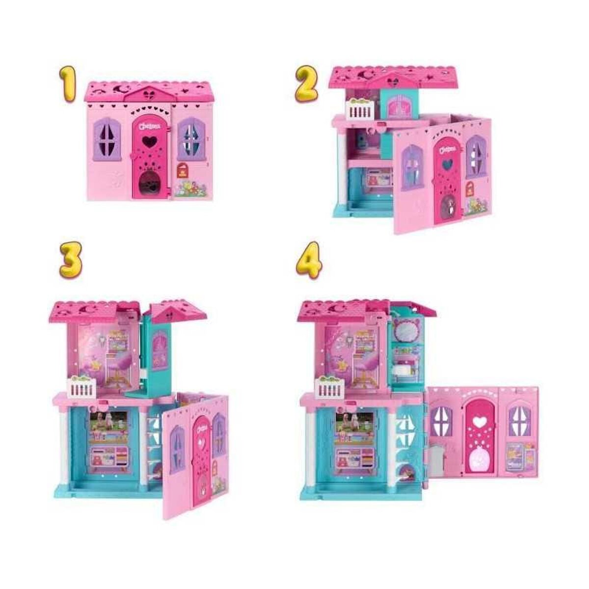 BARBIE Barbie - Coffret La maison transformable de Chelsea - Avec accessoires - Barbie - JFW49