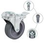 Voir la diapositive 2 : VIDAXL 16 pcs Roulettes pivotantes a trou de boulon 75 mm