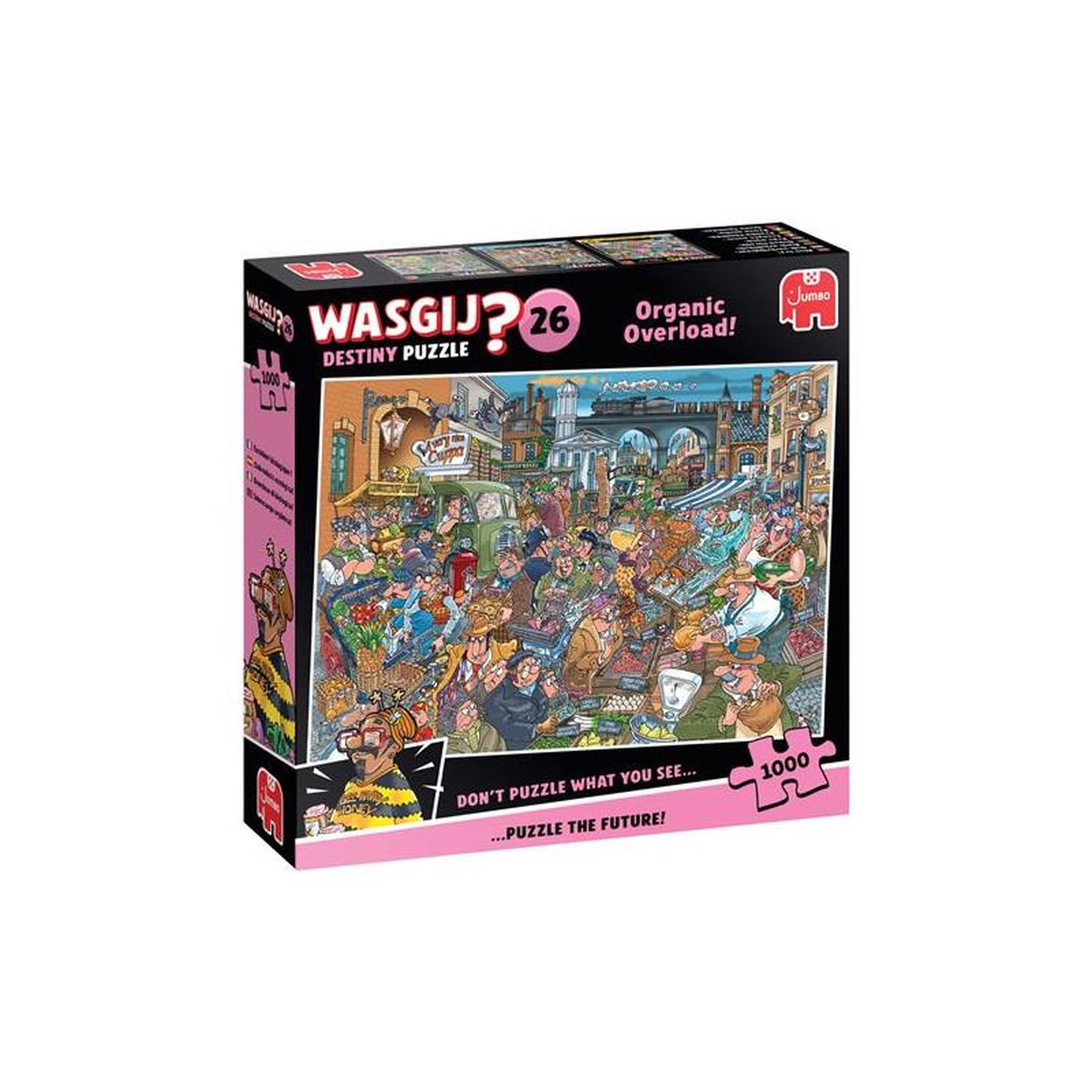 Jumbo Puzzle 1000 pièces Wasgij Destiny 26 – Excédent biologique – Adultes dès 14 ans – Jumbo