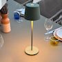 Voir la diapositive 5 : Lumisky Lampe de table sans fil LED KELLY Vert Metal H38CM
