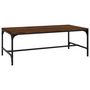 Voir la diapositive 2 : VIDAXL Table basse Chene marron 80x50x35 cm Bois d'ingenierie