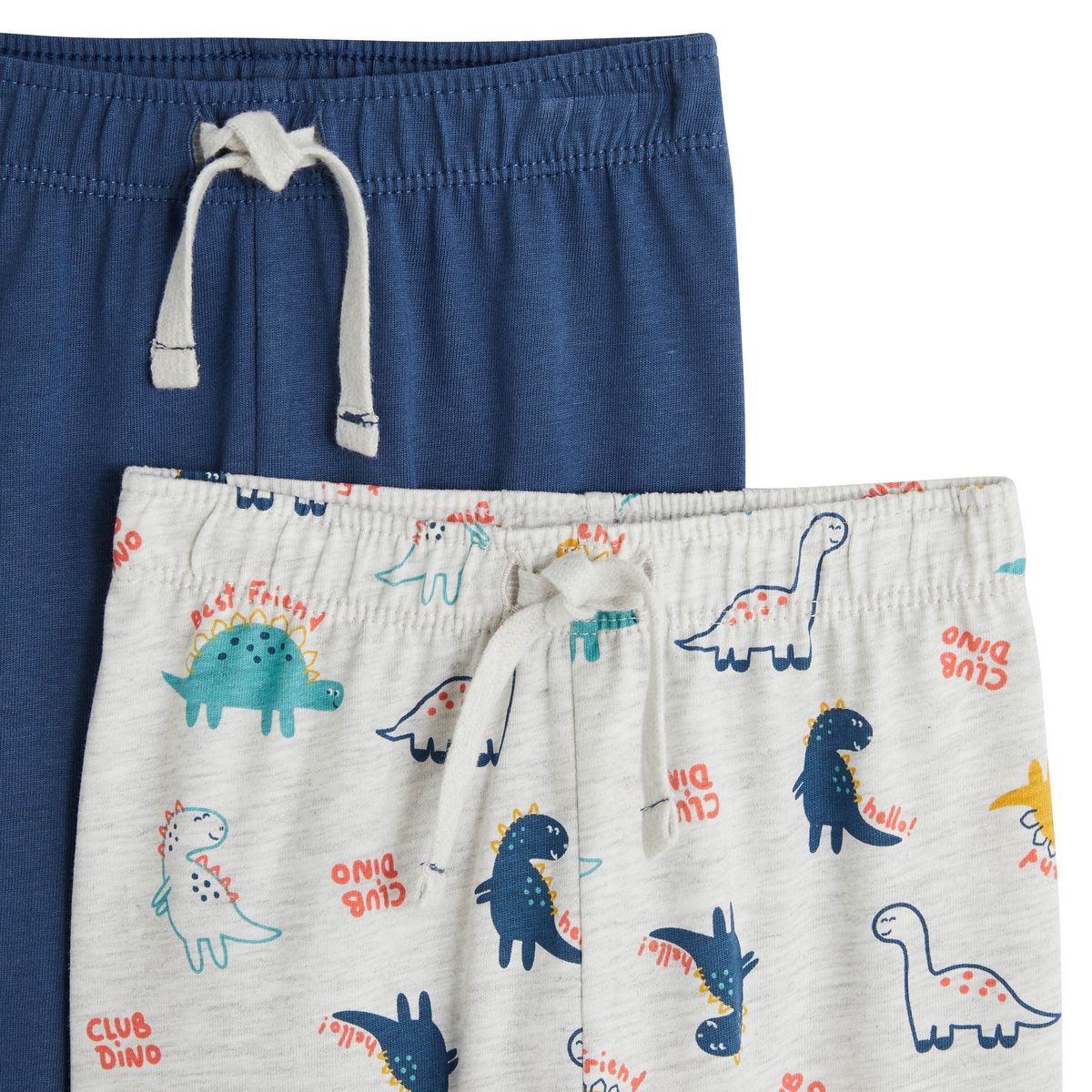 INEXTENSO Lot de 2 pantalons bébé garçon 