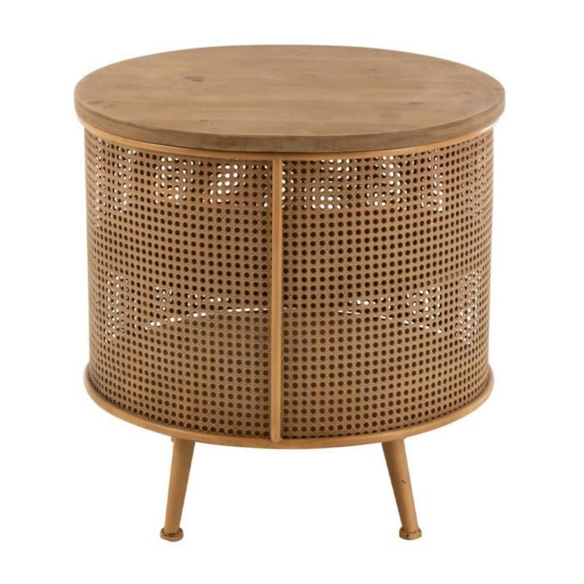 Paris Prix Table de Chevet en Bois  Lisea  60cm Marron