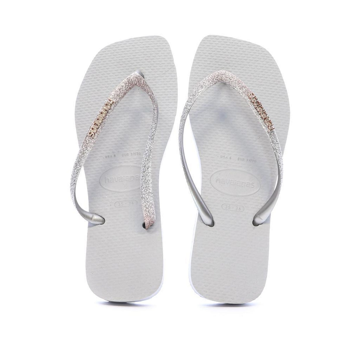 HAVAIANAS Tongs es Fille Havaianas Hav Square Glitter Ice