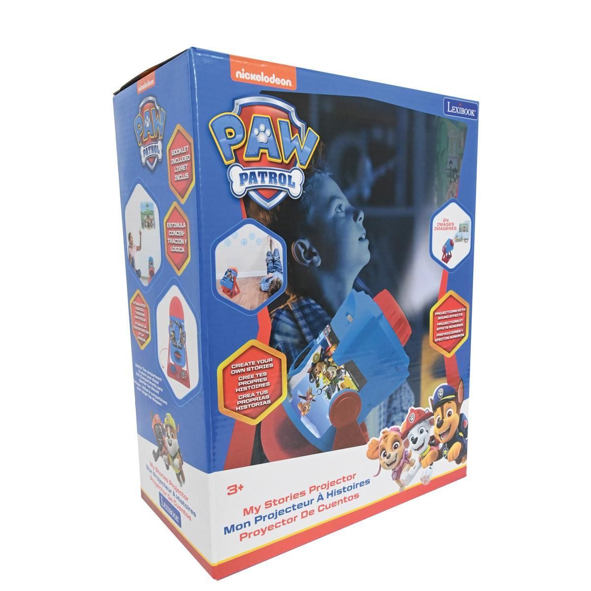 Lexibook Mes images à raconter La Pat Patrouille : Projecteur 360° avec sons