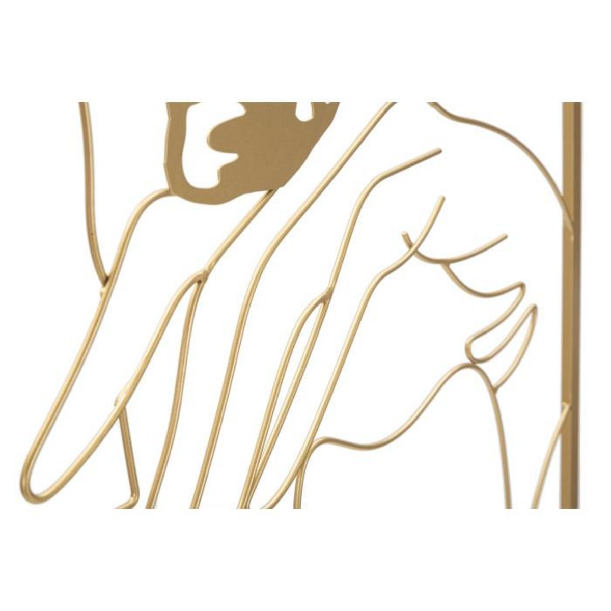 Paris Prix Décoration Murale Encadrée en Métal  Mains Visage  80cm Or