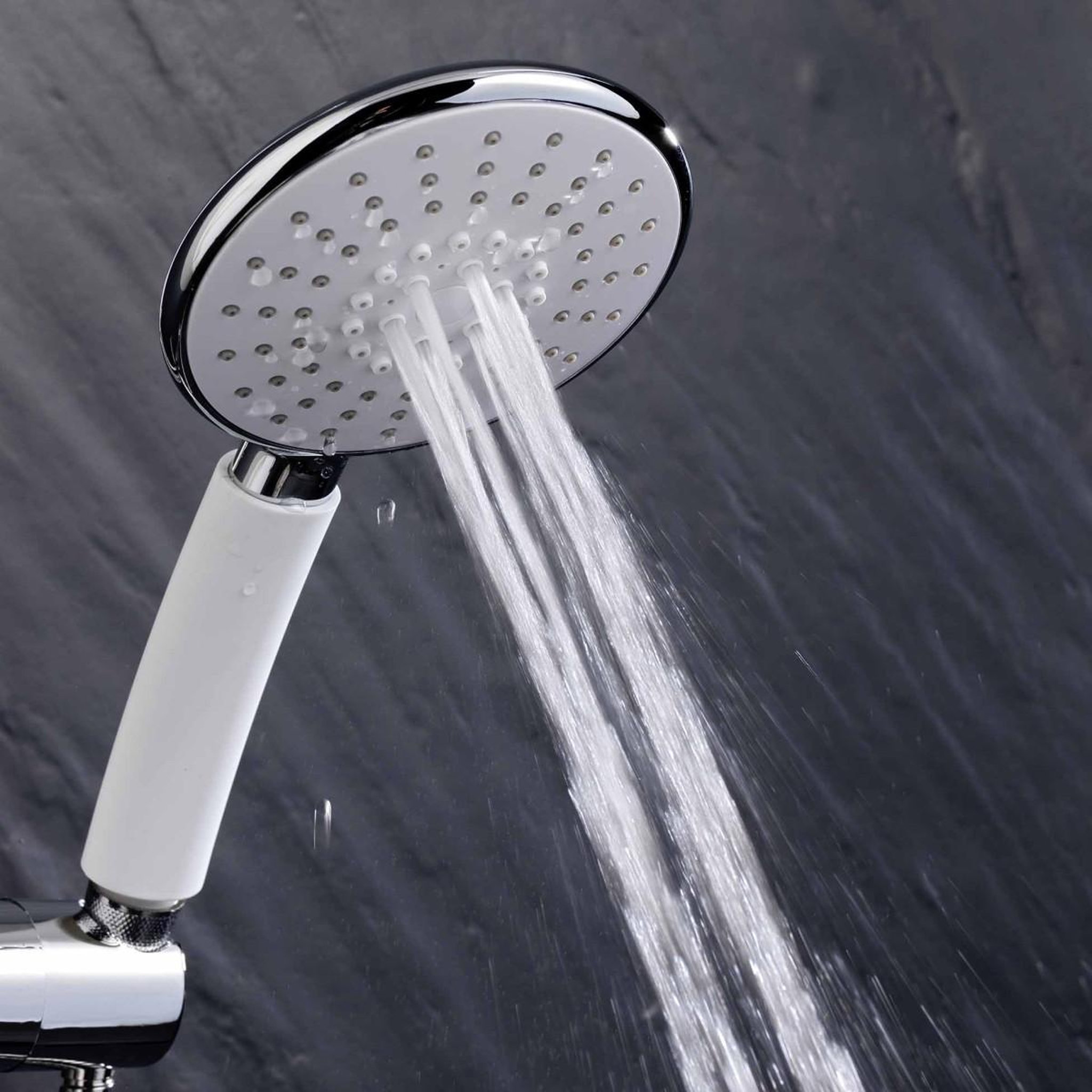 Voir la diapositive 6 : Douceur d'Intérieur Pommeau de Douche 5 Fonctions  Hydro  22cm Chrome