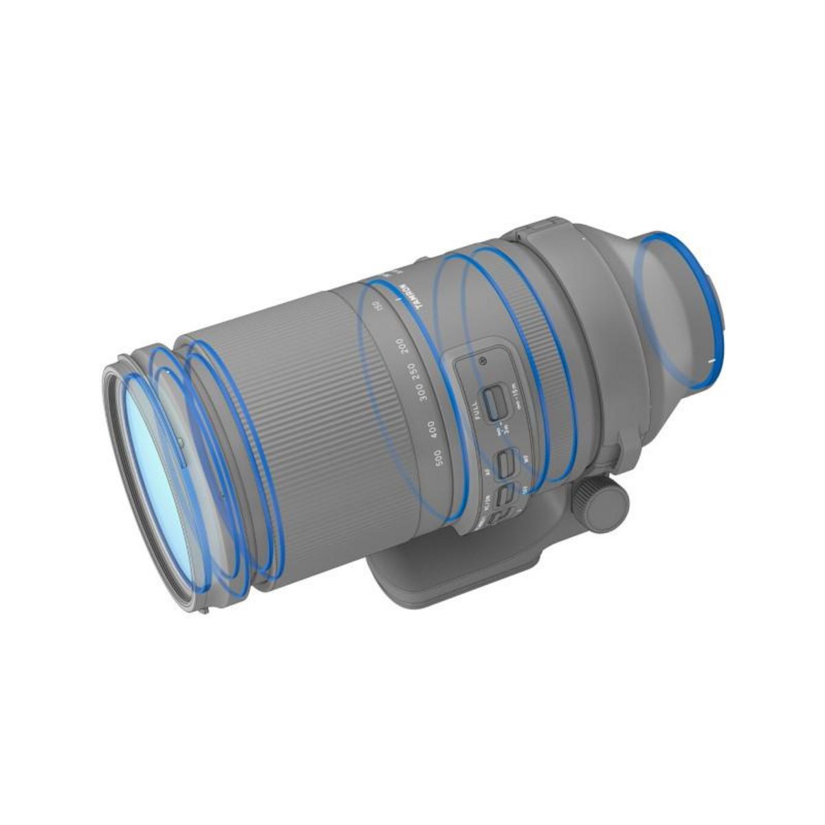 Tamron Objectif zoom Tamron. 150 500mm F 5 6.7 Di VC VXD pour Fuji X