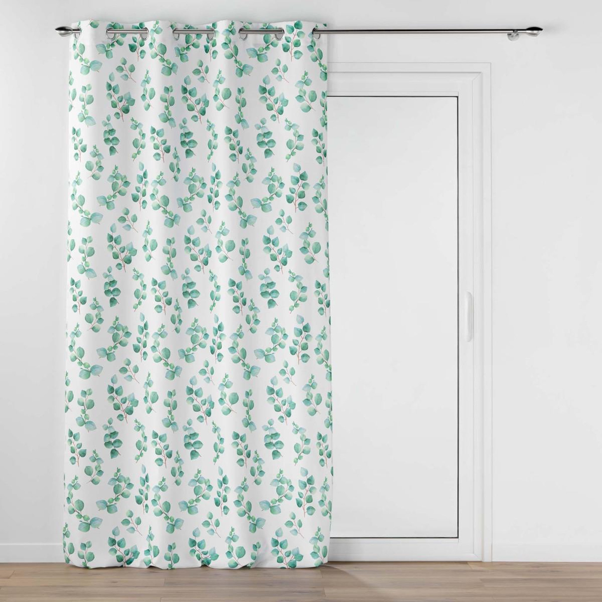 Douceur d'Intérieur Rideau à œillets imprimé  leandre  140x260cm vert