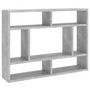 Voir la diapositive 2 : VIDAXL Etagere murale Gris beton 75x16x55 cm Bois d'ingenierie